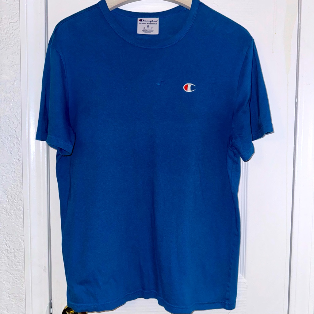 Champion Blue Short Sleeve Tee